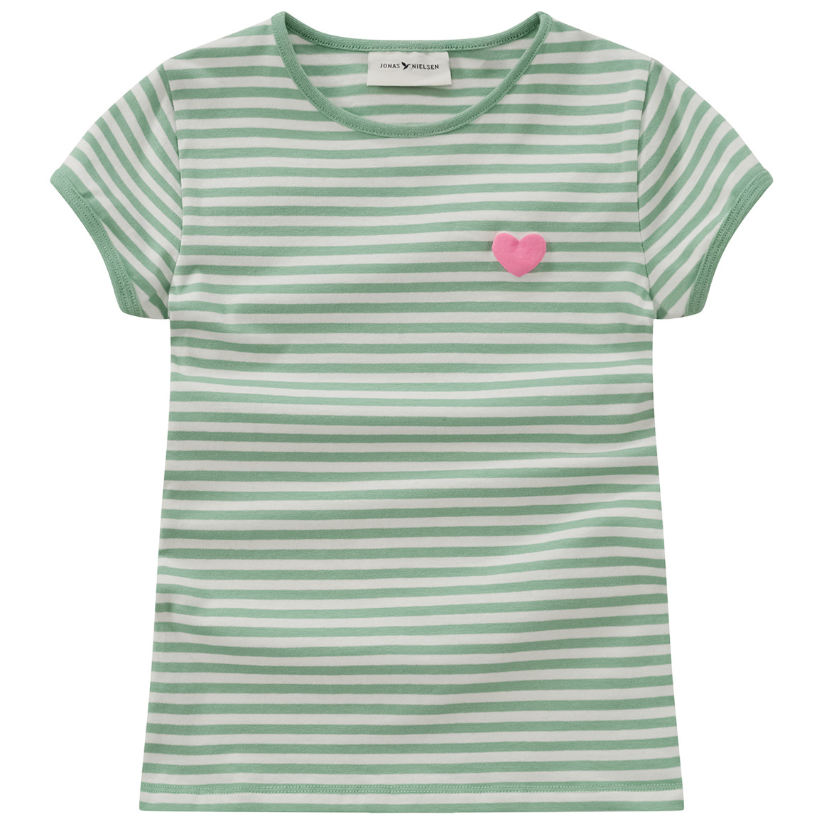 Mädchen T-Shirt mit Herz-Print