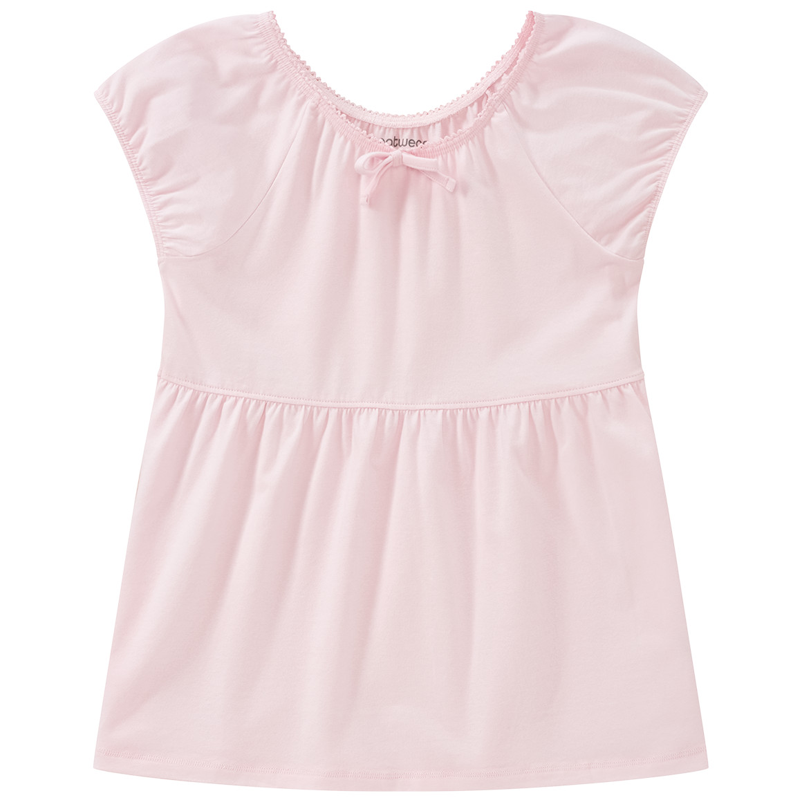 Mädchen T-Shirt mit Zierschleife