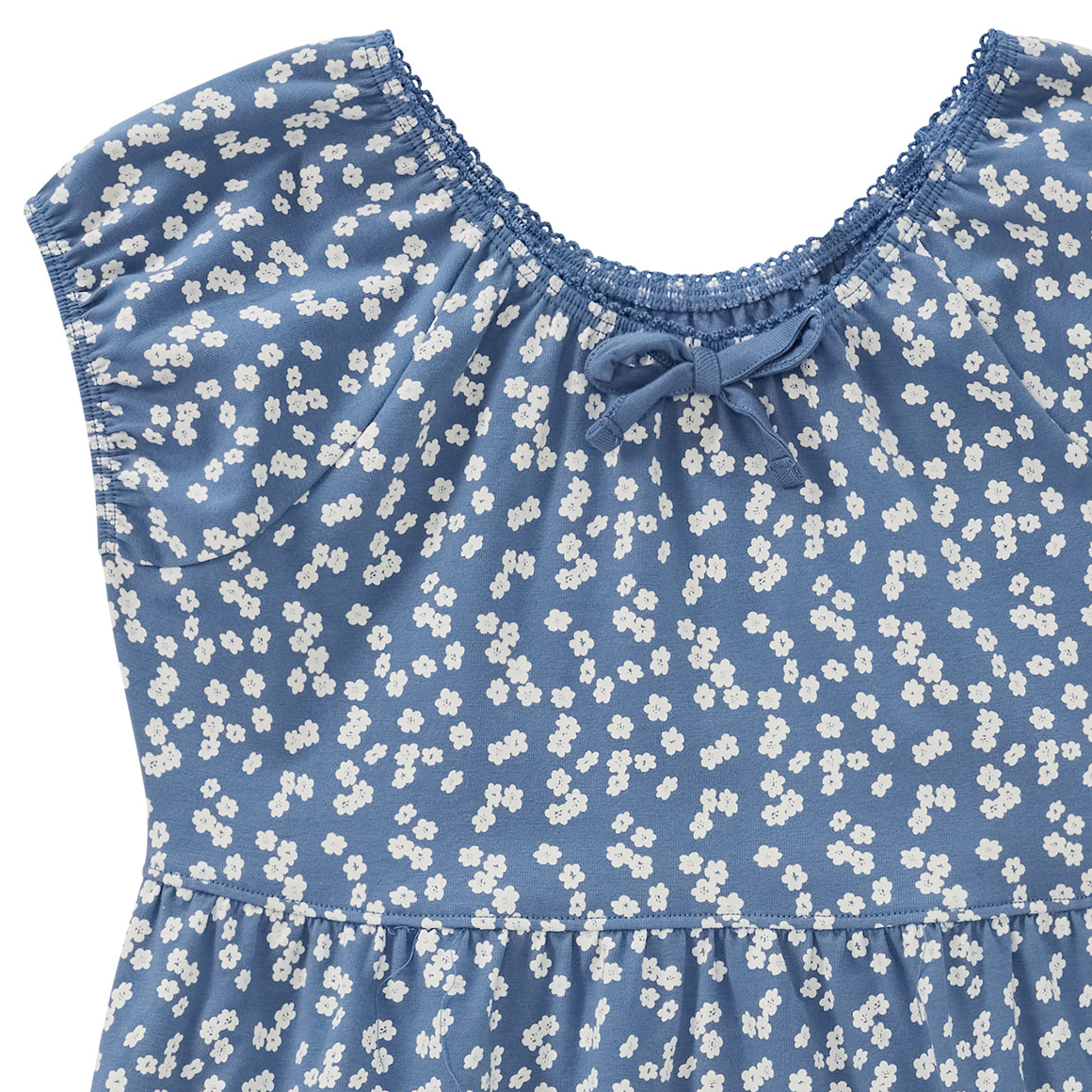 Mädchen T-Shirt mit Blumen-Print allover