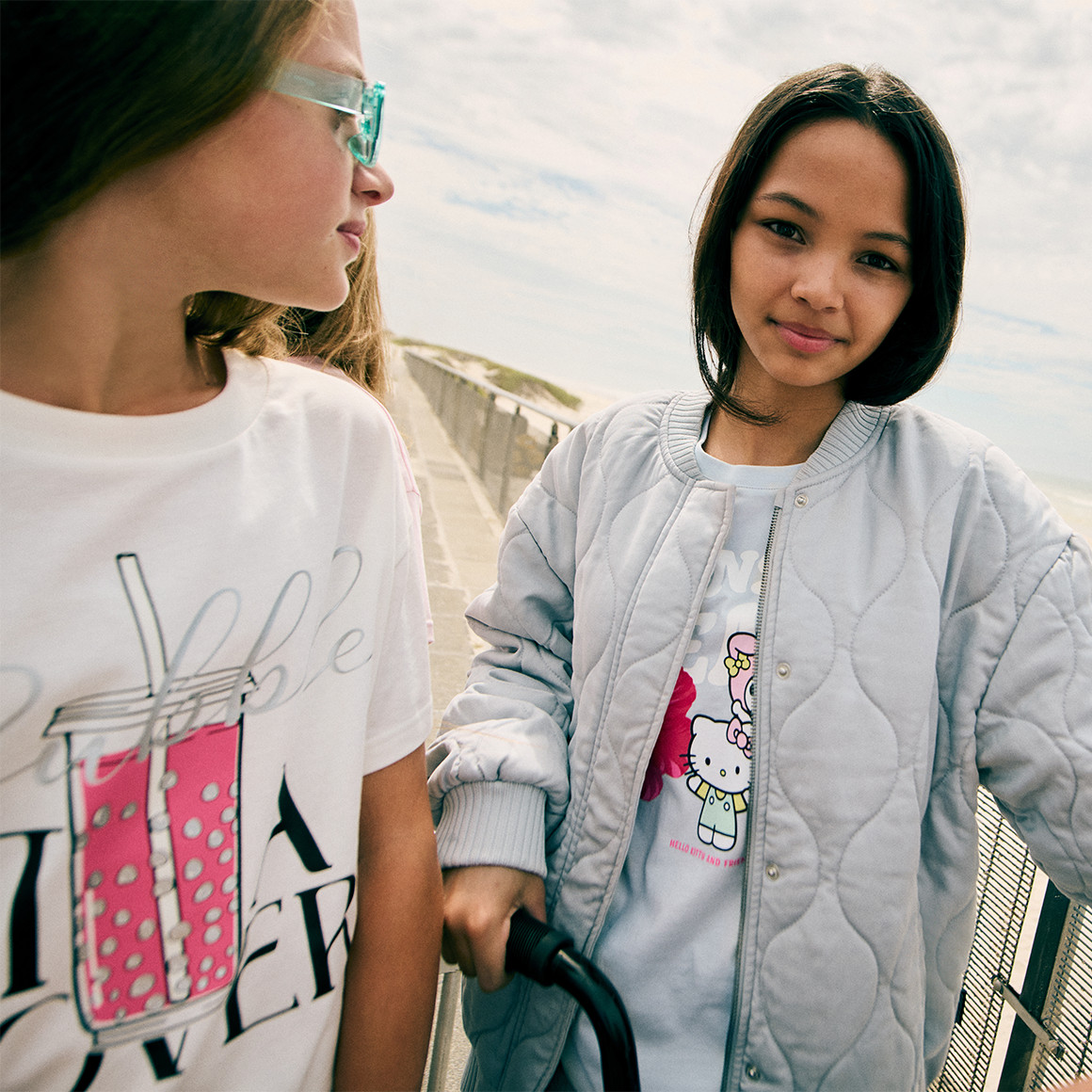 Hello Kitty T-Shirt mit Front-Print