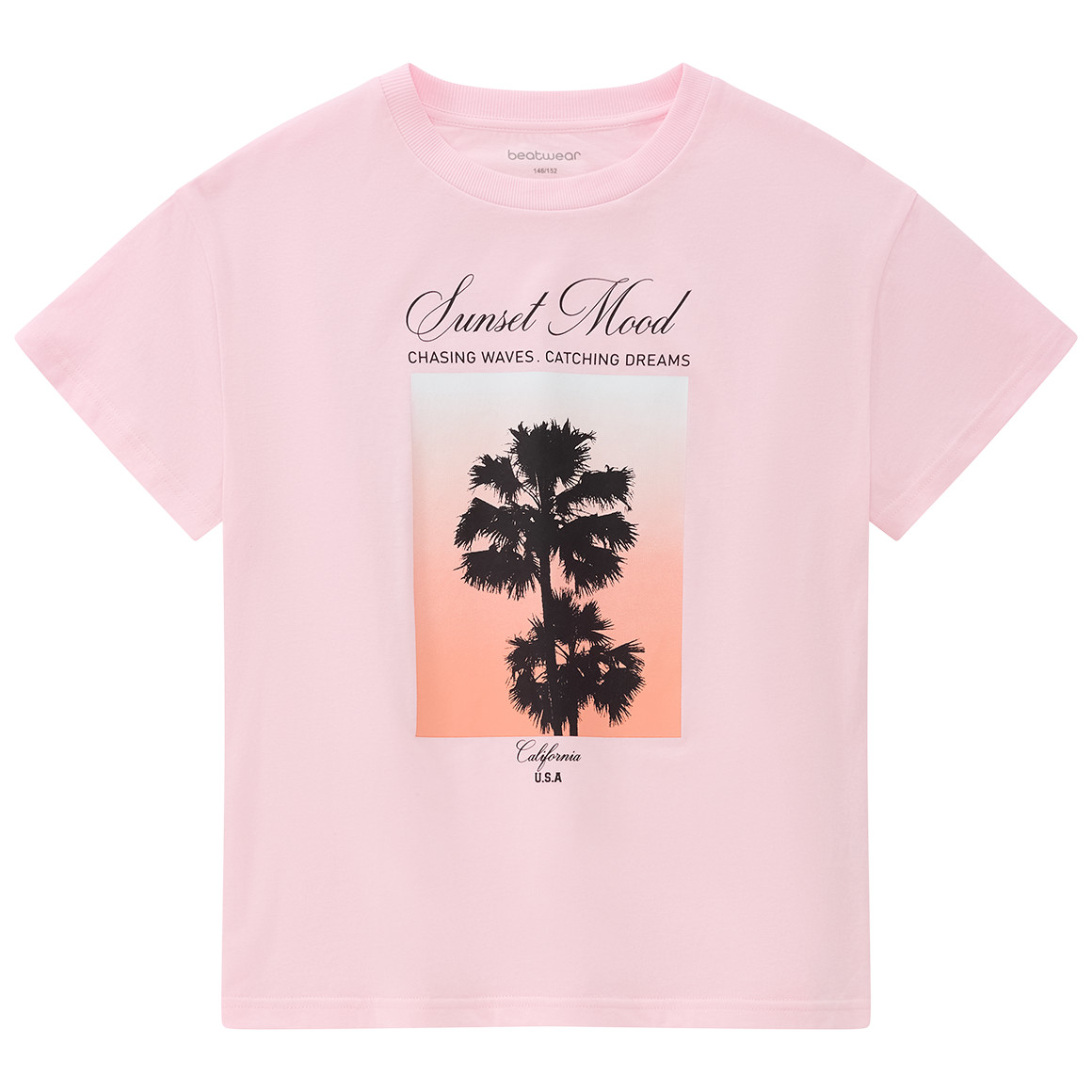 Mädchen T-Shirt mit Front-Print