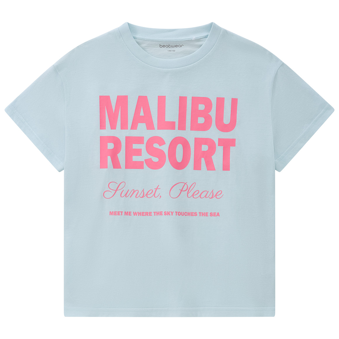 Mädchen T-Shirt mit Schriftzug-Print