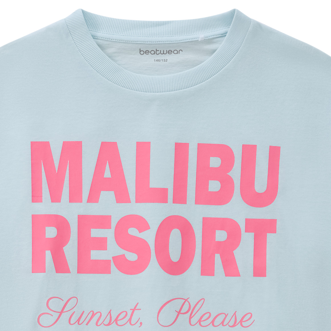 Mädchen T-Shirt mit Schriftzug-Print