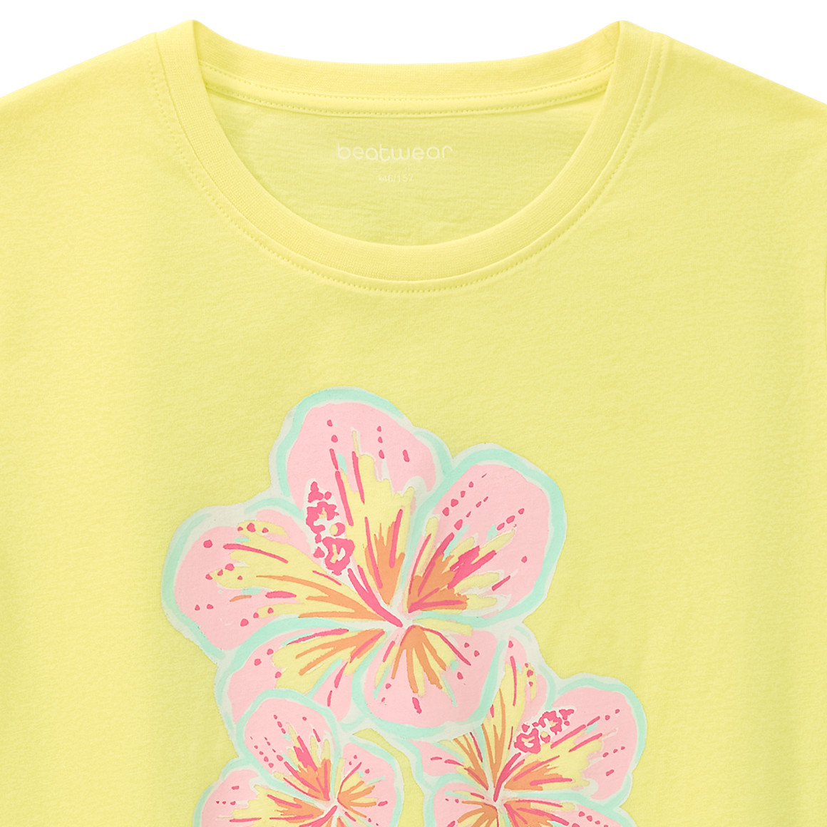 Mädchen T-Shirt mit Blumen-Print