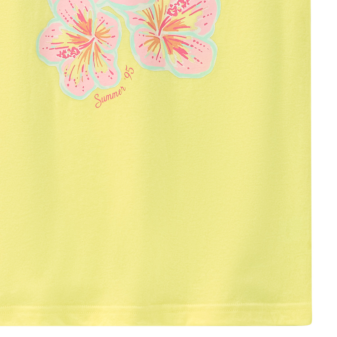 Mädchen T-Shirt mit Blumen-Print