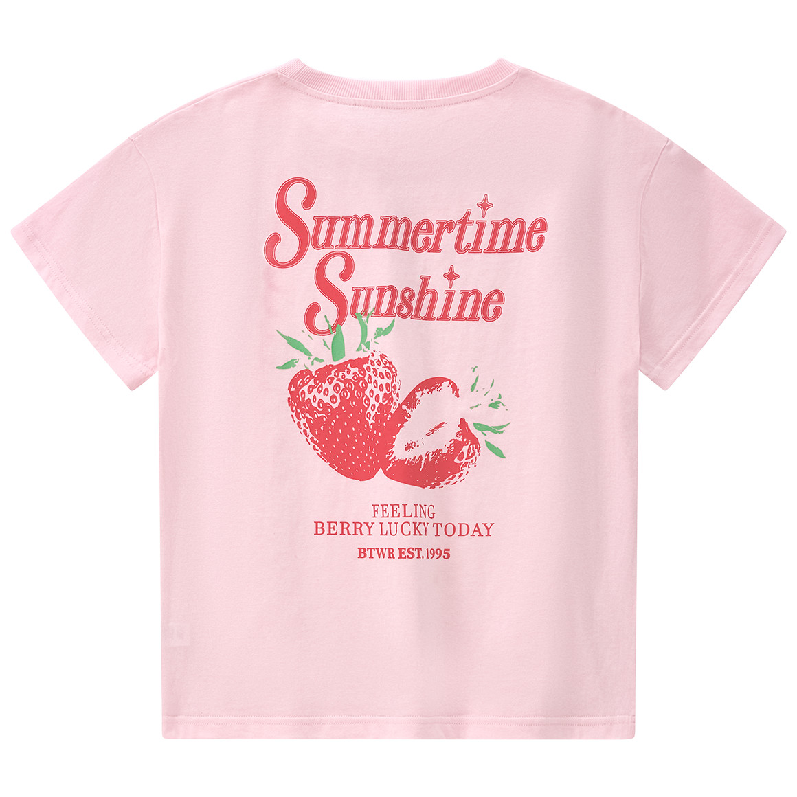 Mädchen T-Shirt mit Sommer-Print