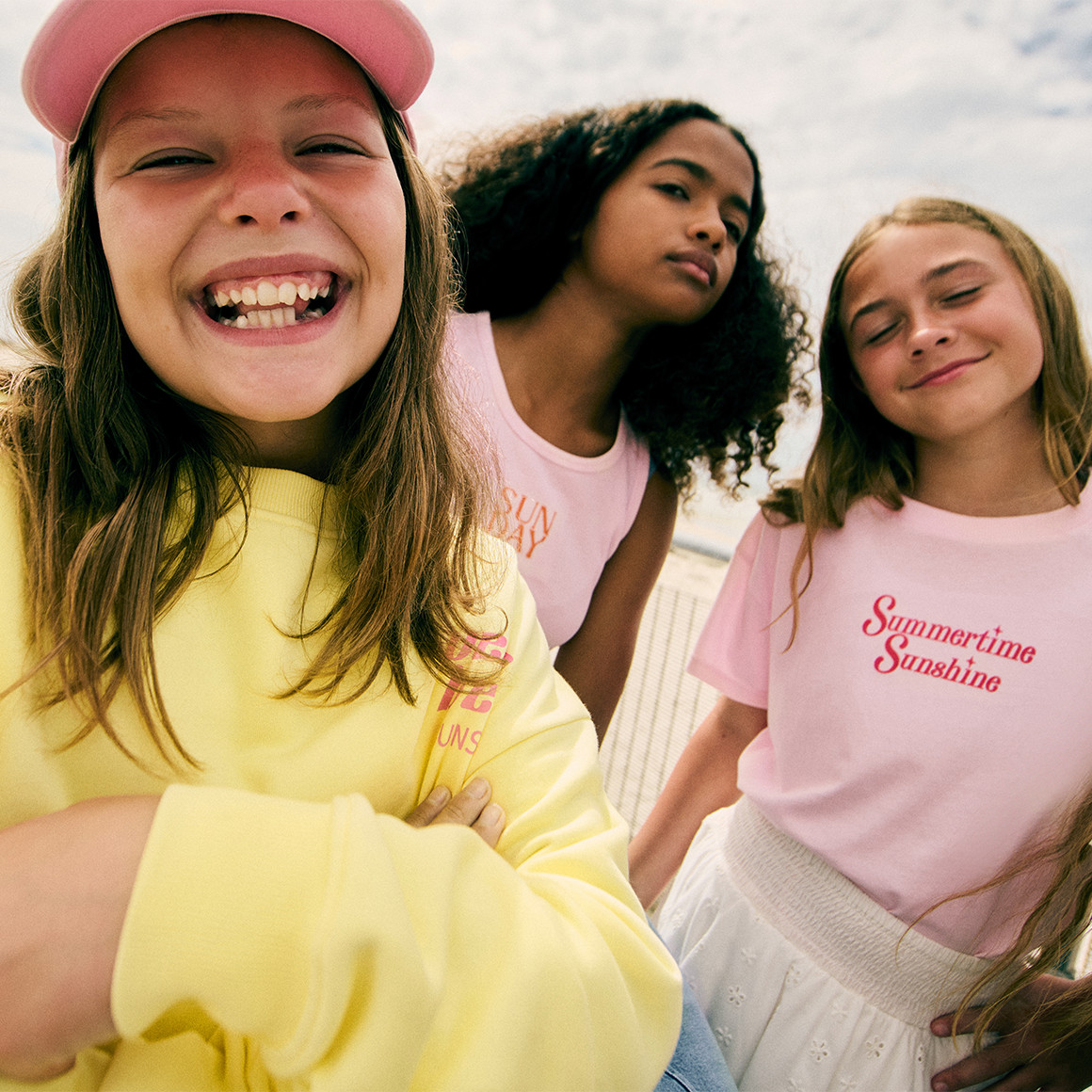 Mädchen T-Shirt mit Sommer-Print