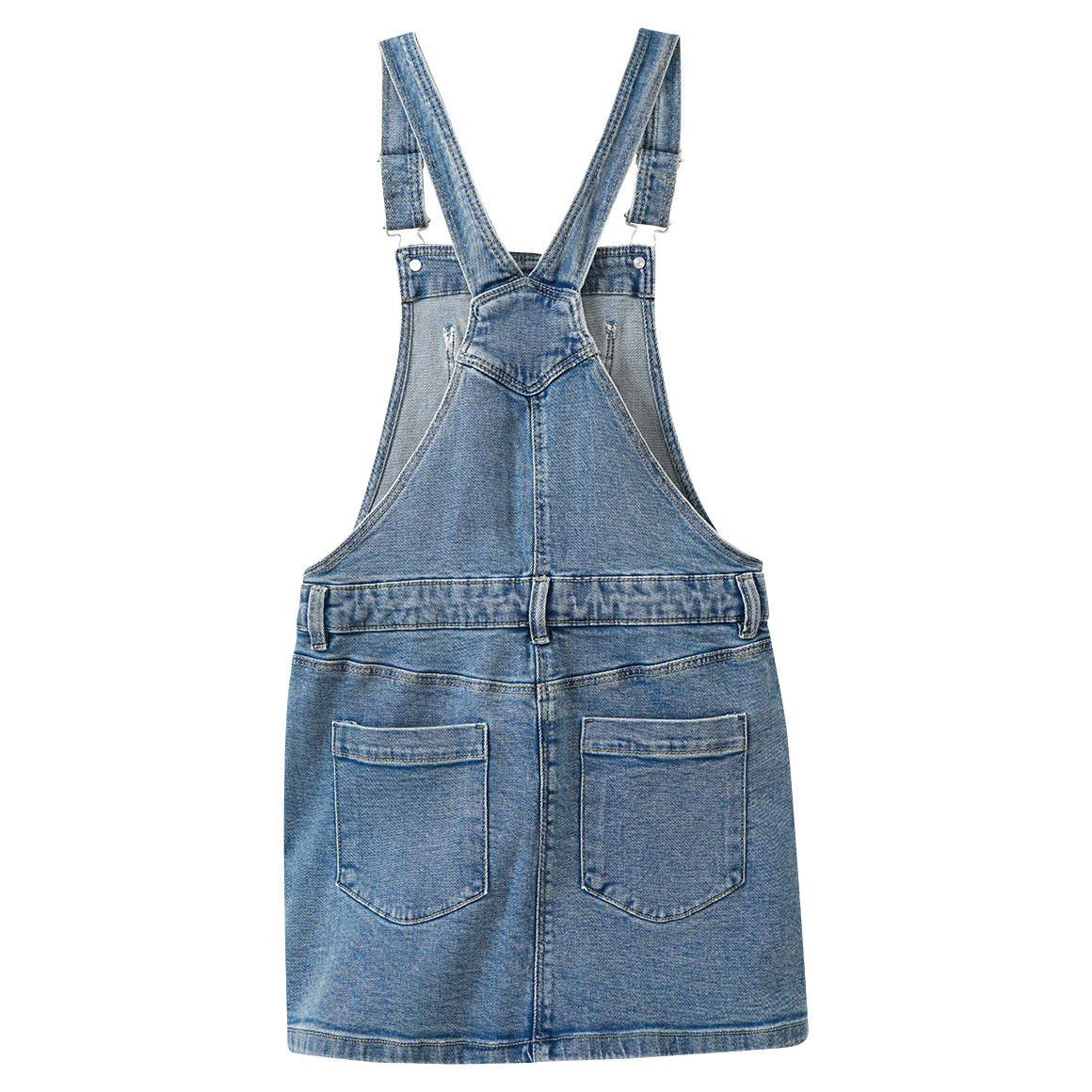 Mädchen Latzkleid in Denim-Look