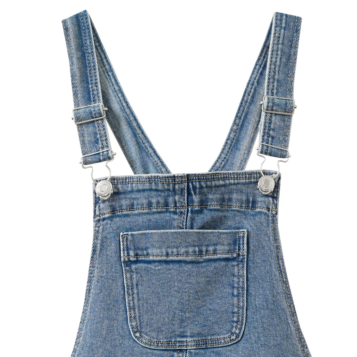 Mädchen Latzkleid in Denim-Look