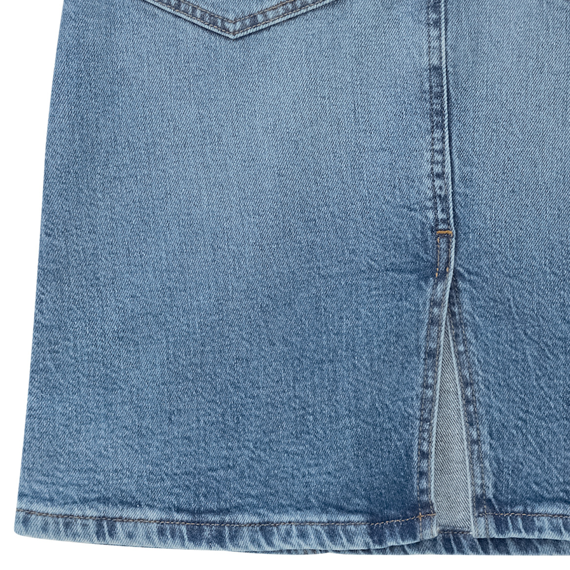 Mädchen Jeansrock mit verstellbarem Bund