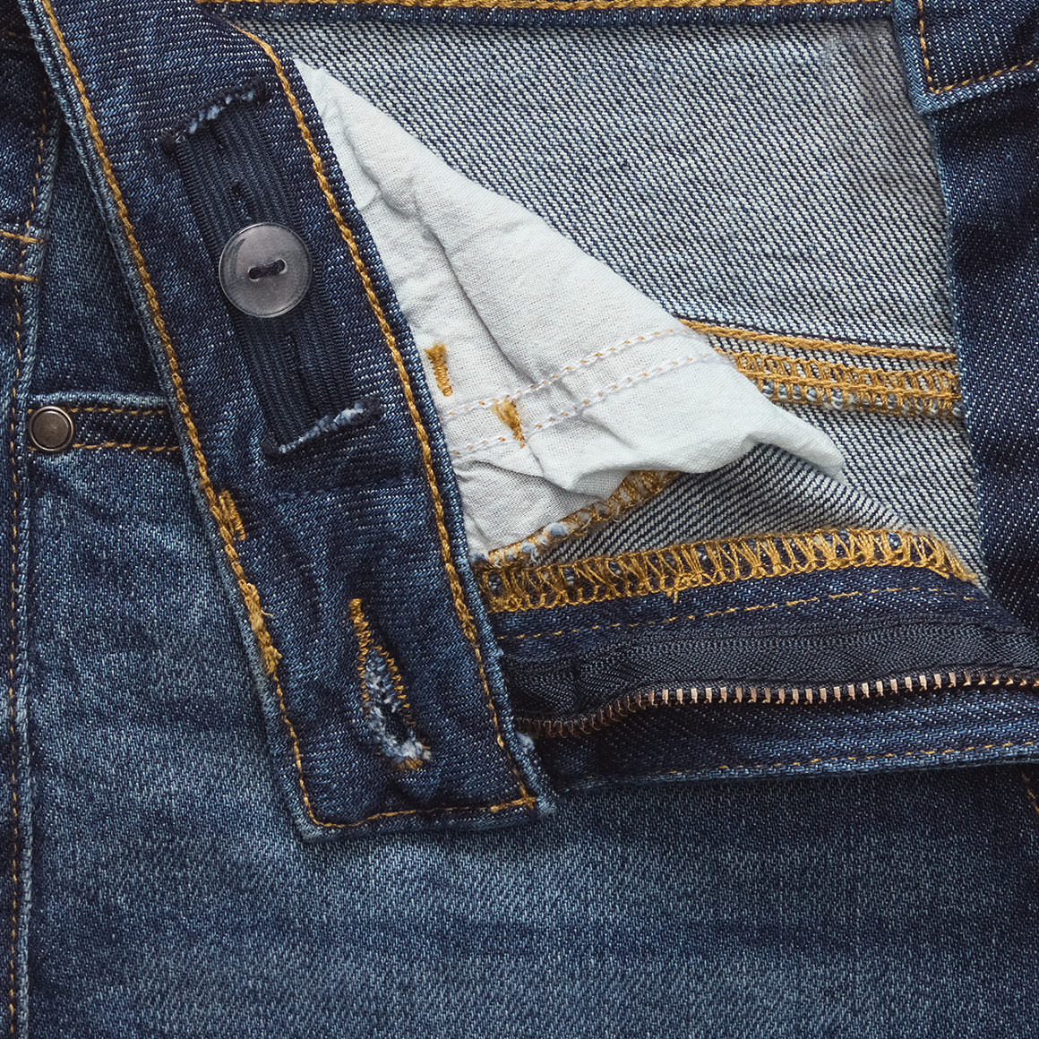 Meisjesjeansshorts met omslag