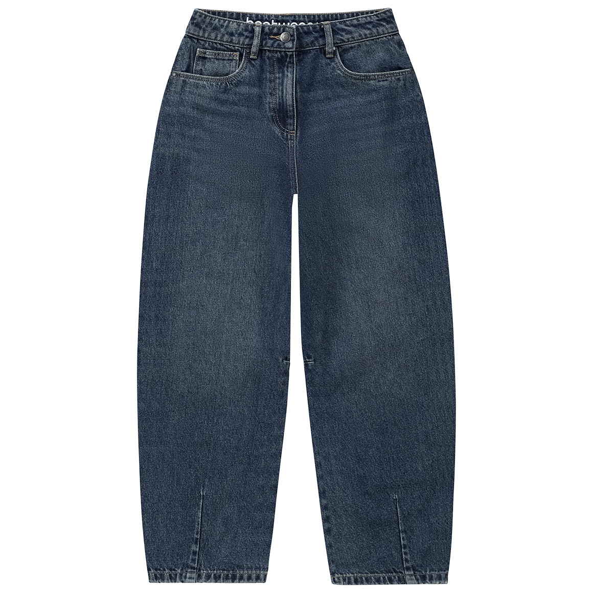 Mädchen Barrel-Jeans im 5-Pocket-Style