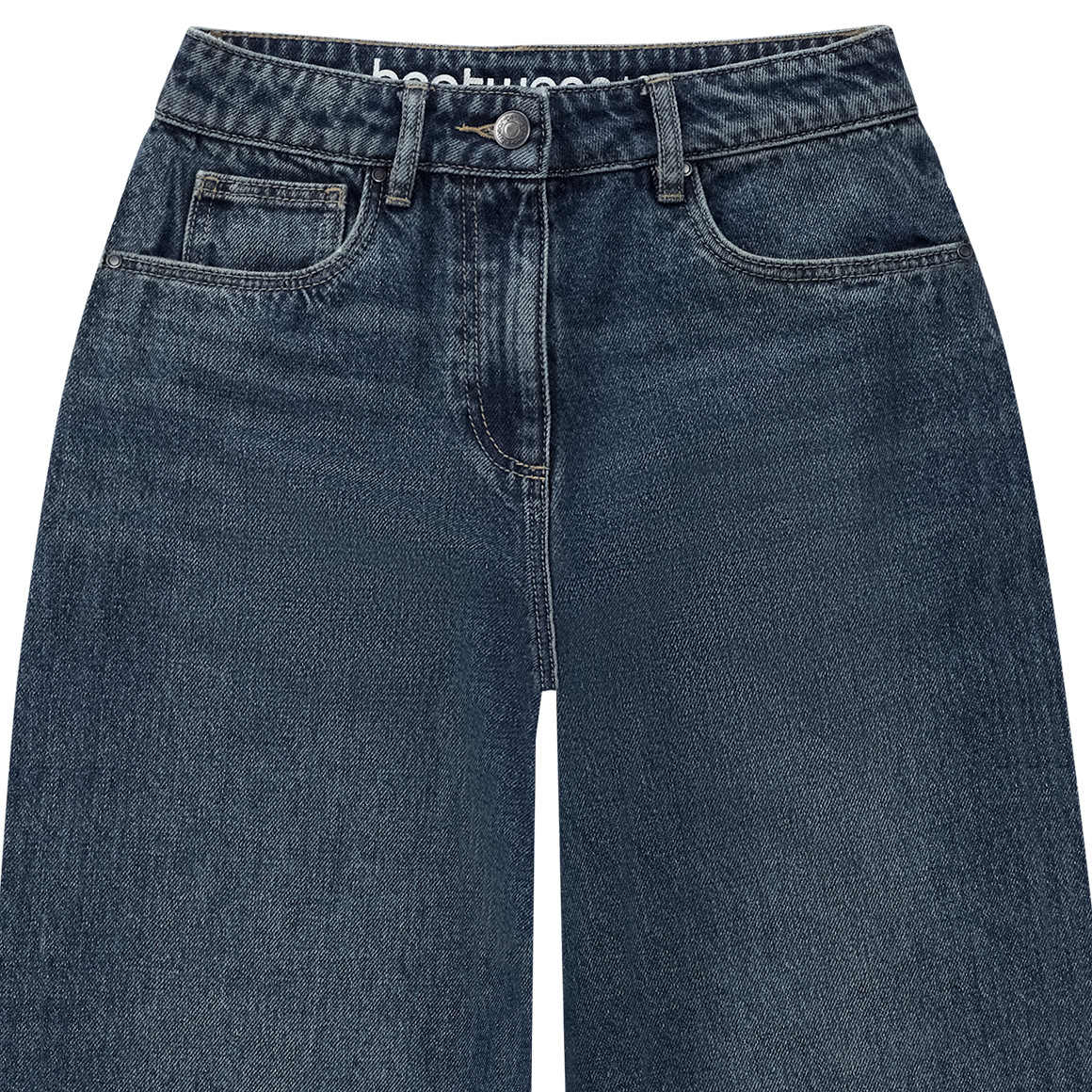 Mädchen Barrel-Jeans im 5-Pocket-Style