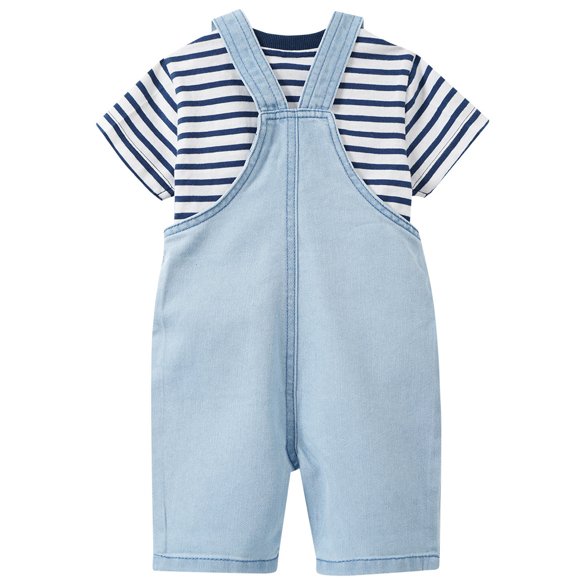 Baby tuinbroek en T-shirt in een set