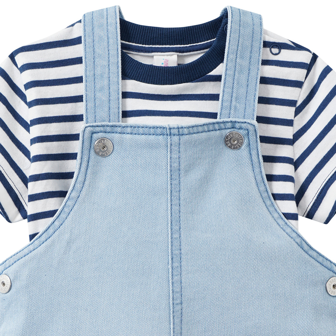Baby tuinbroek en T-shirt in een set