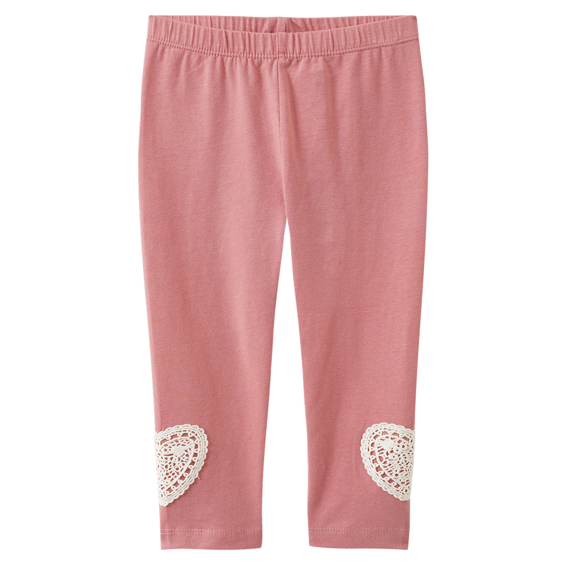 Baby Leggings mit Häkelspitze