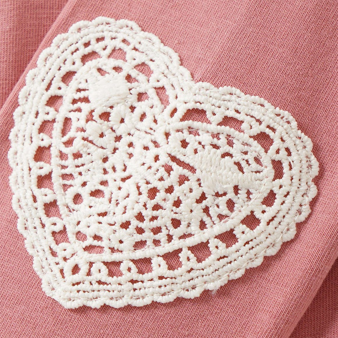 Baby Leggings mit Häkelspitze