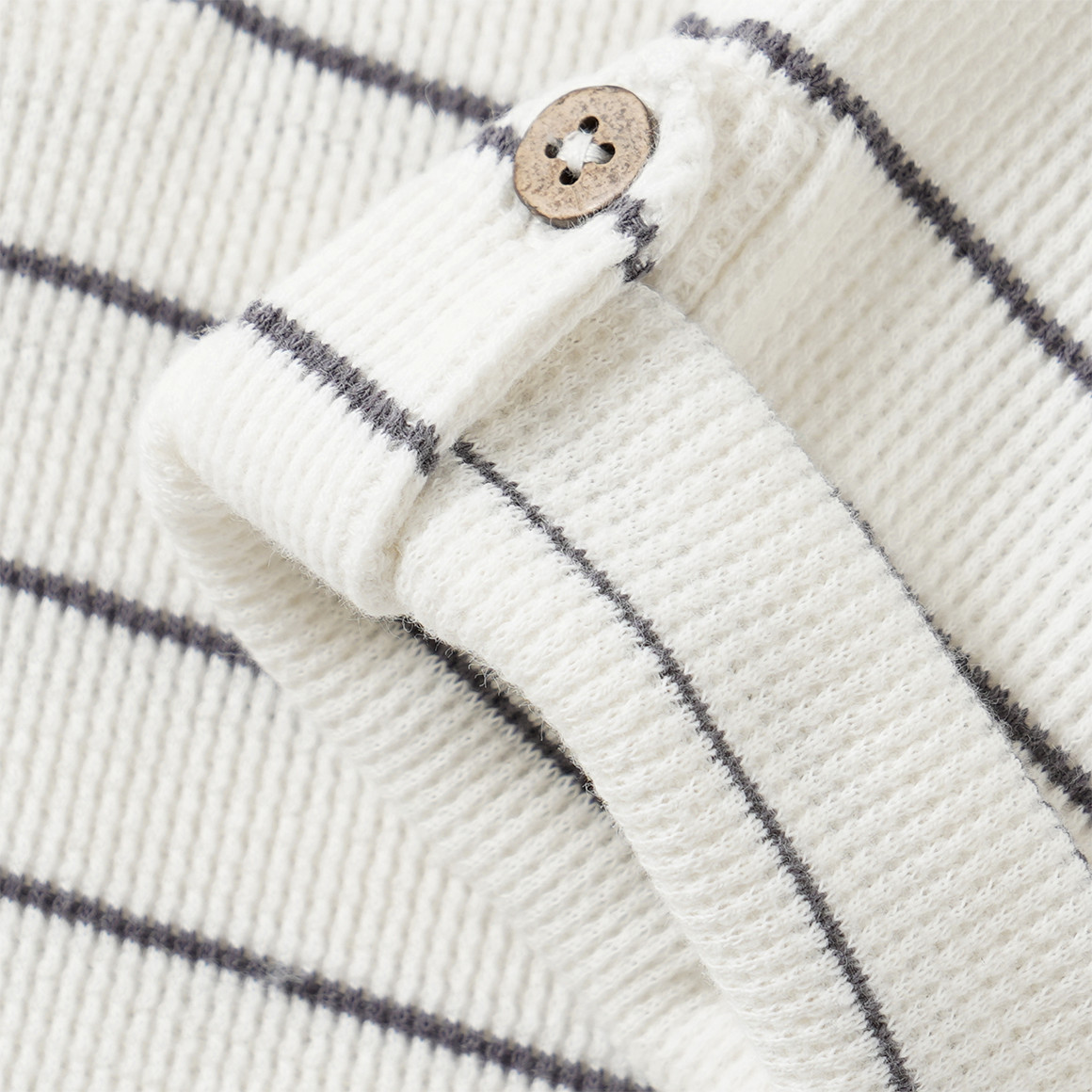 Baby Langarmshirt mit Knopfleiste