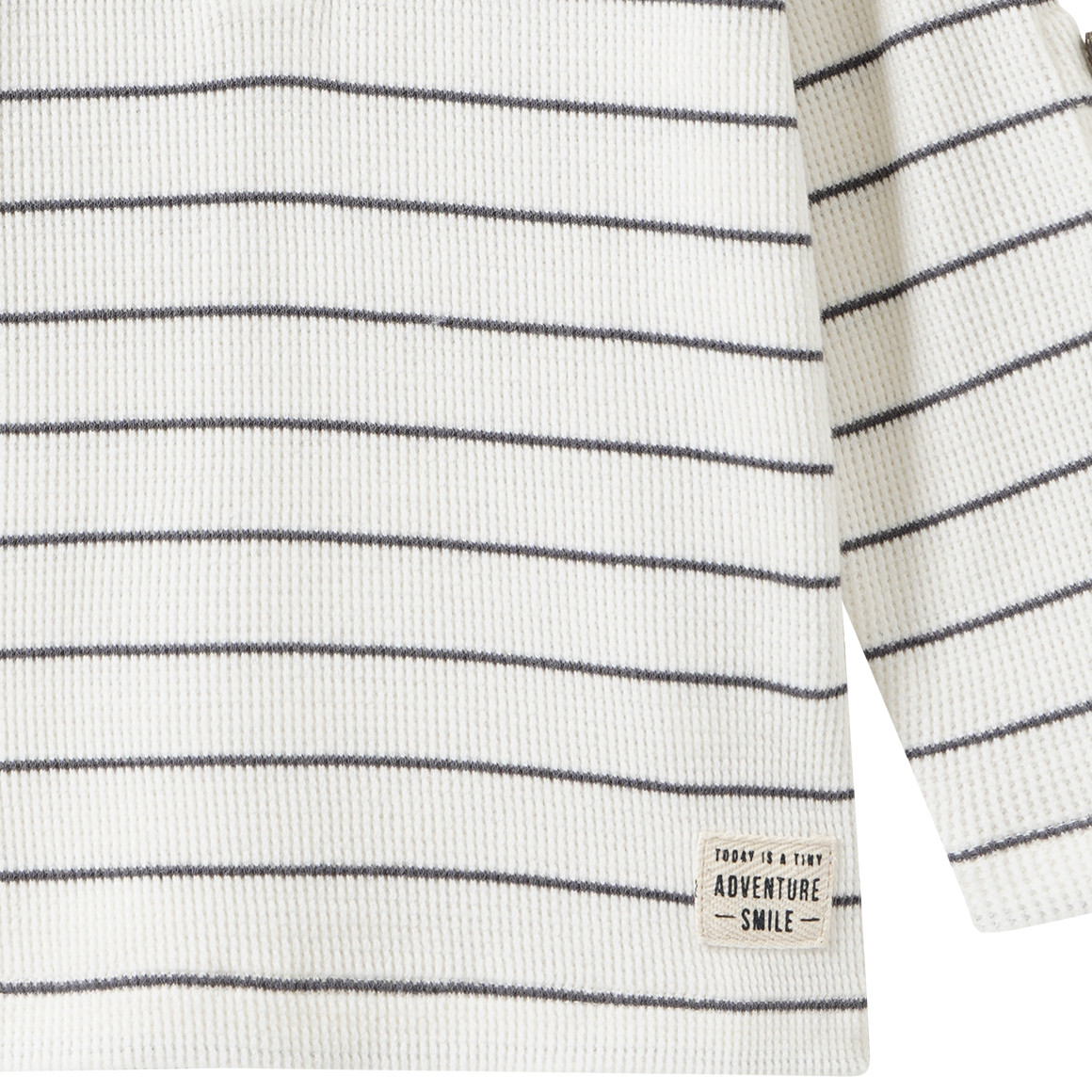 Baby Langarmshirt mit Knopfleiste