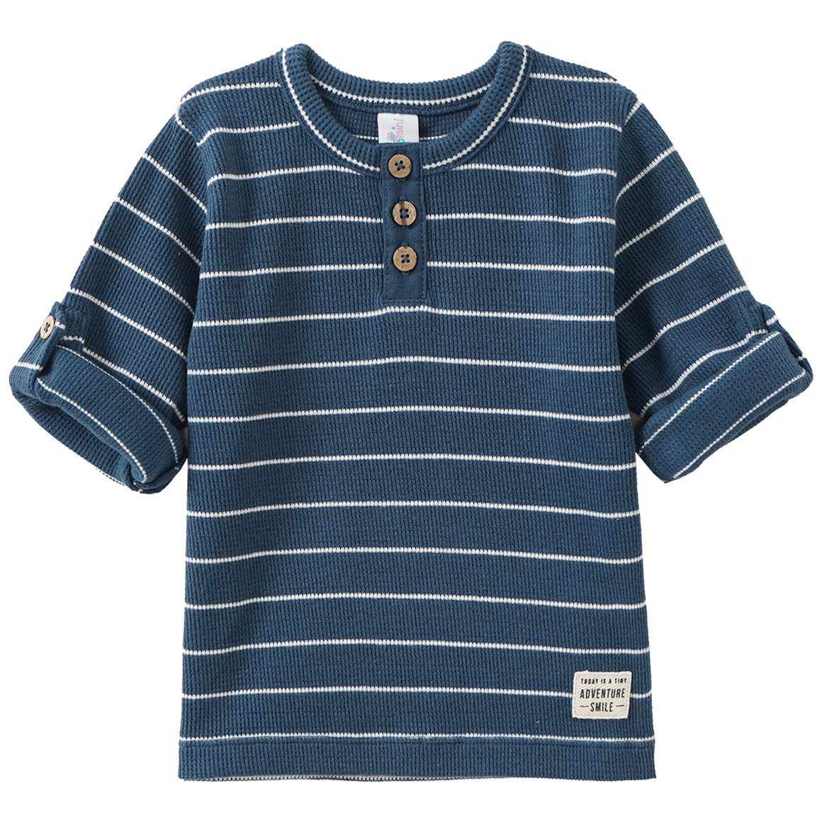 Baby Langarmshirt mit Knopfleiste