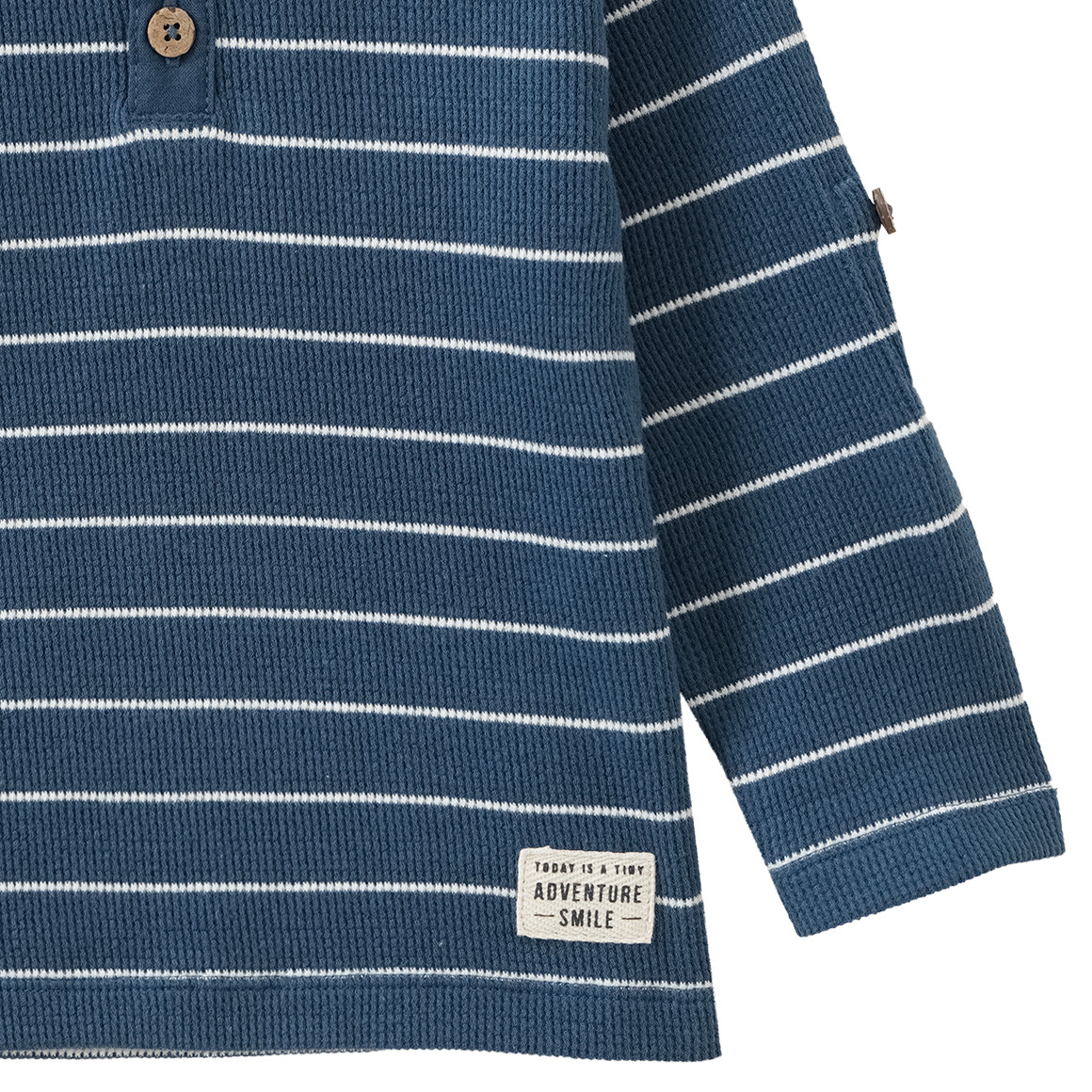Baby Langarmshirt mit Knopfleiste