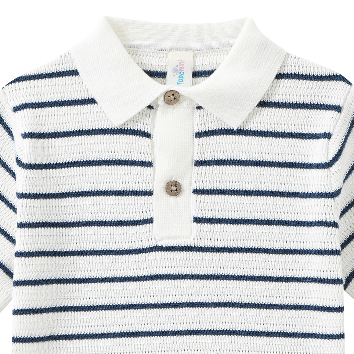 Baby Poloshirt mit Streifen