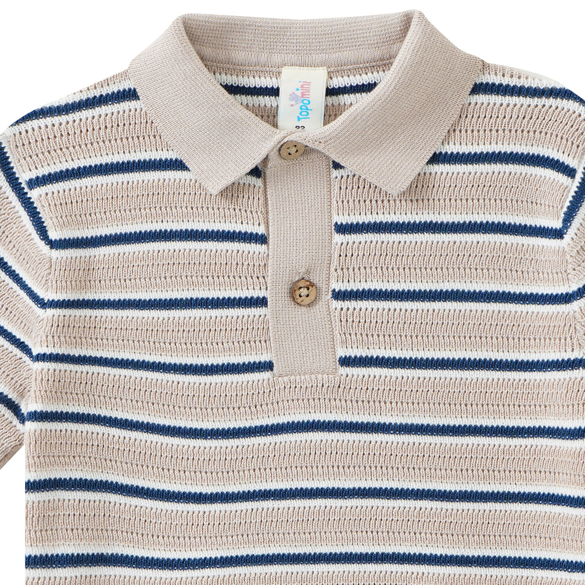 Baby Poloshirt mit Streifen