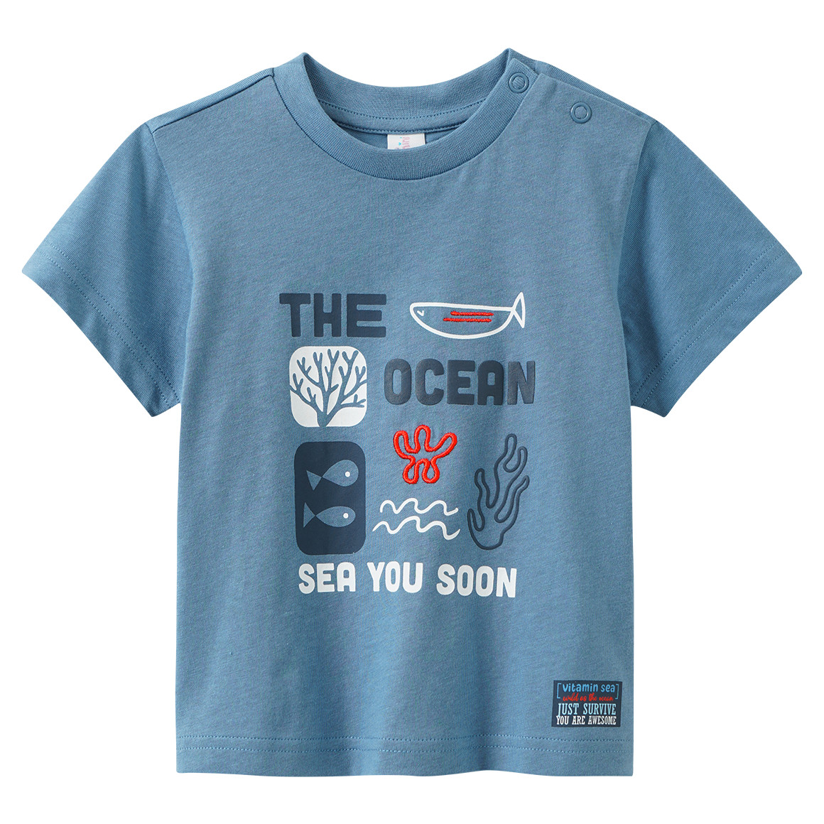 Baby T-Shirt mit maritimen Prints