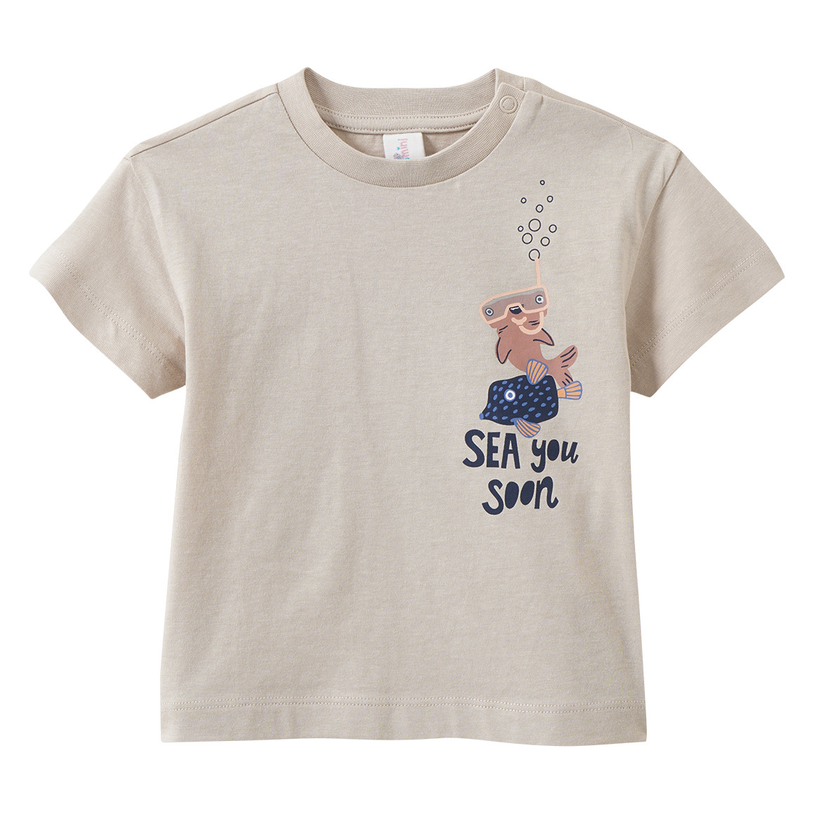 Baby T-Shirt mit Rücken-Print