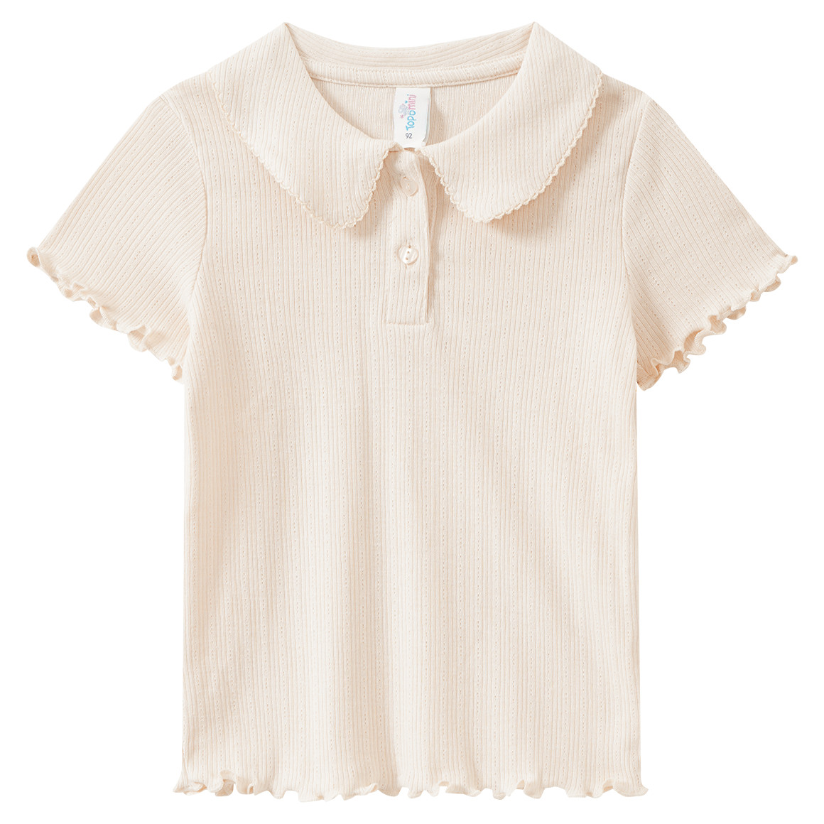 Baby Poloshirt mit Struktur