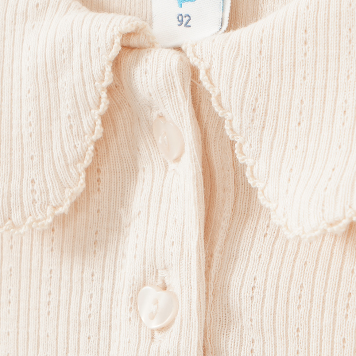 Baby Poloshirt mit Struktur