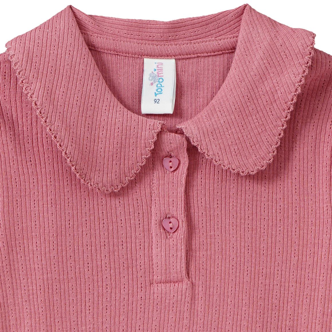 Baby Poloshirt mit Struktur