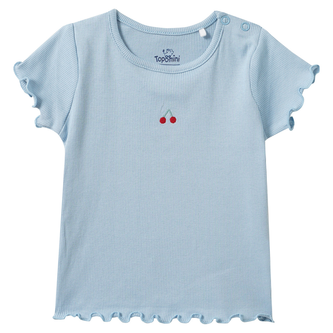 Baby T-Shirt mit Ripp-Struktur