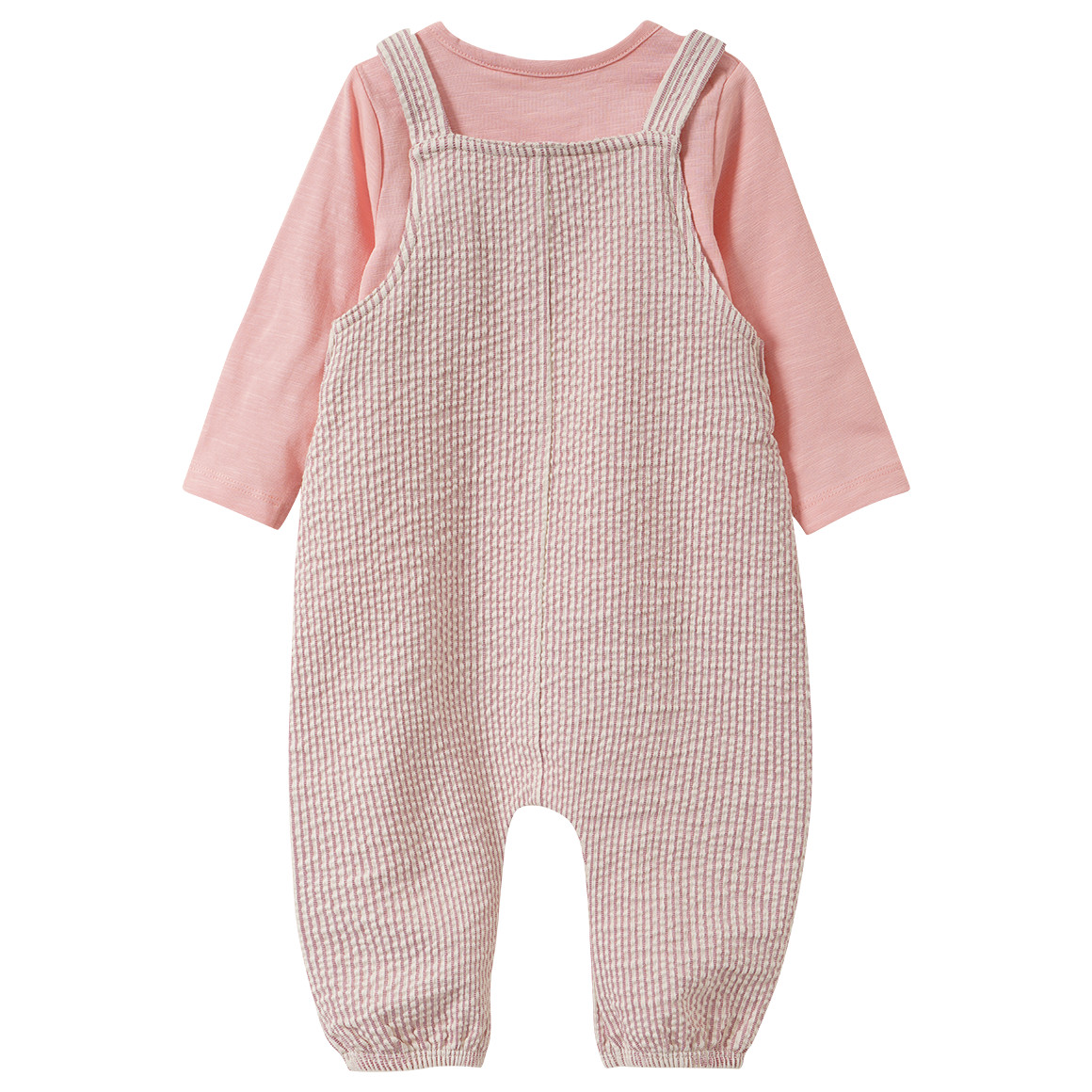 Newborn Set mit Latzhose und Shirt 