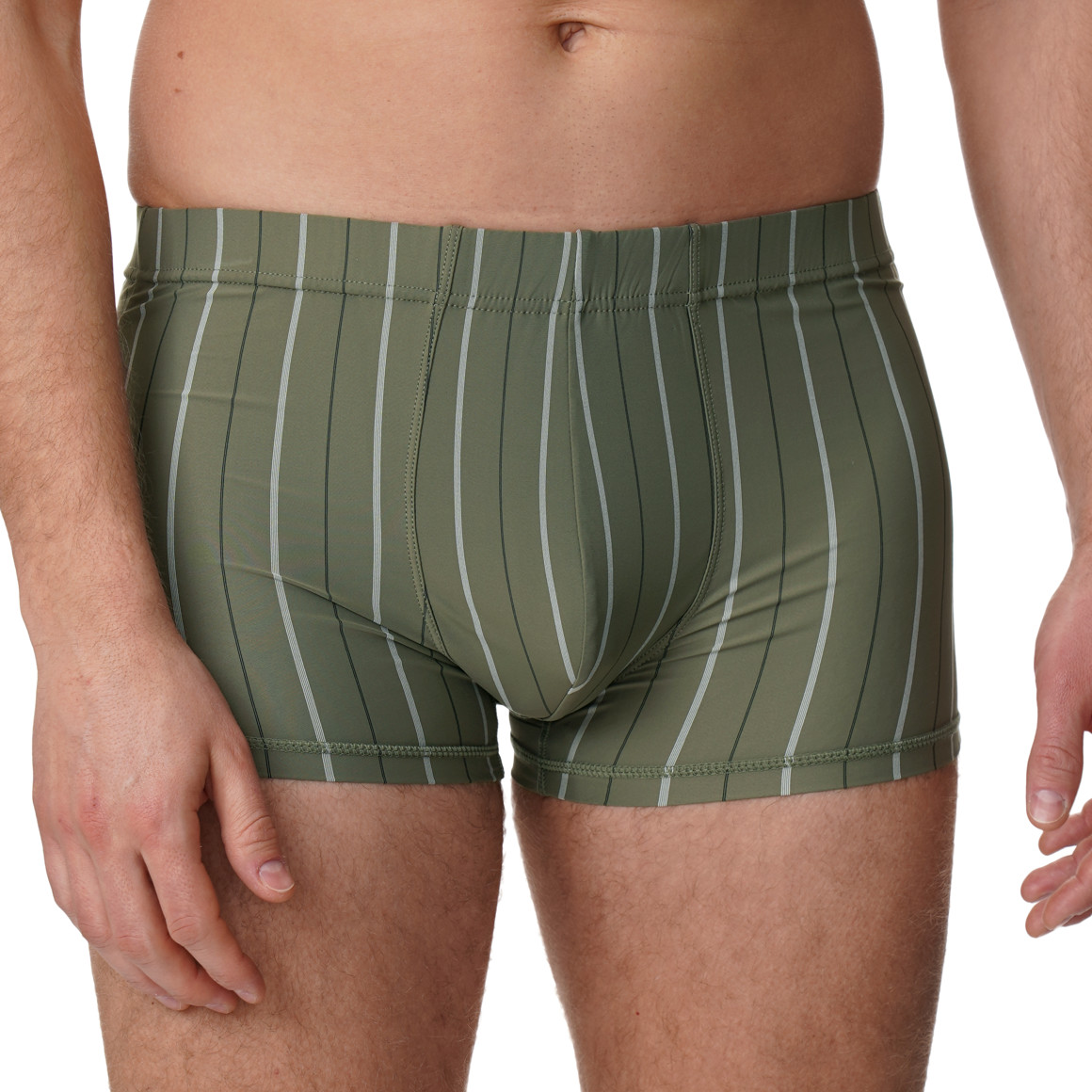 Herren Mikrofasershorts mit Streifen