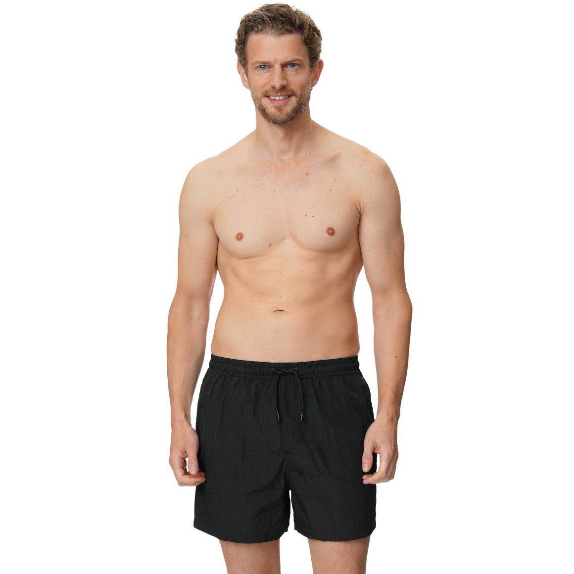 Herren Badeshorts unifarben