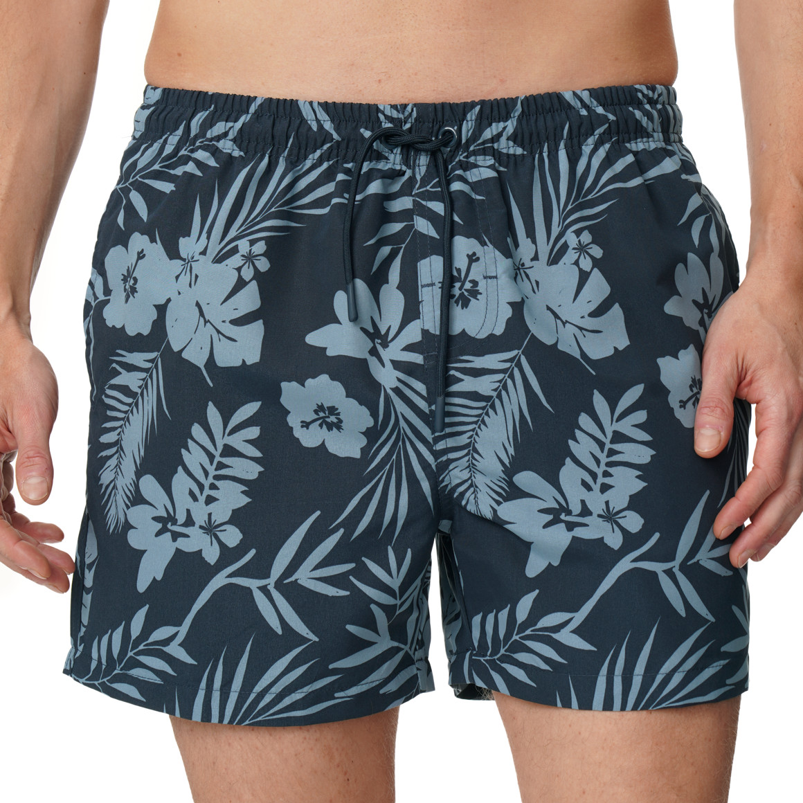 Herren Badeshorts mit floralem Muster