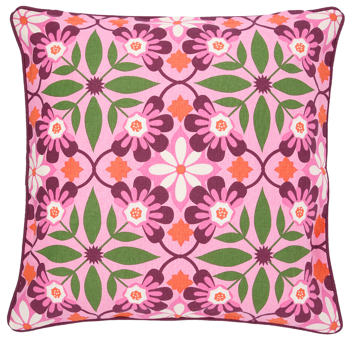 Kussensloop met tegelprint