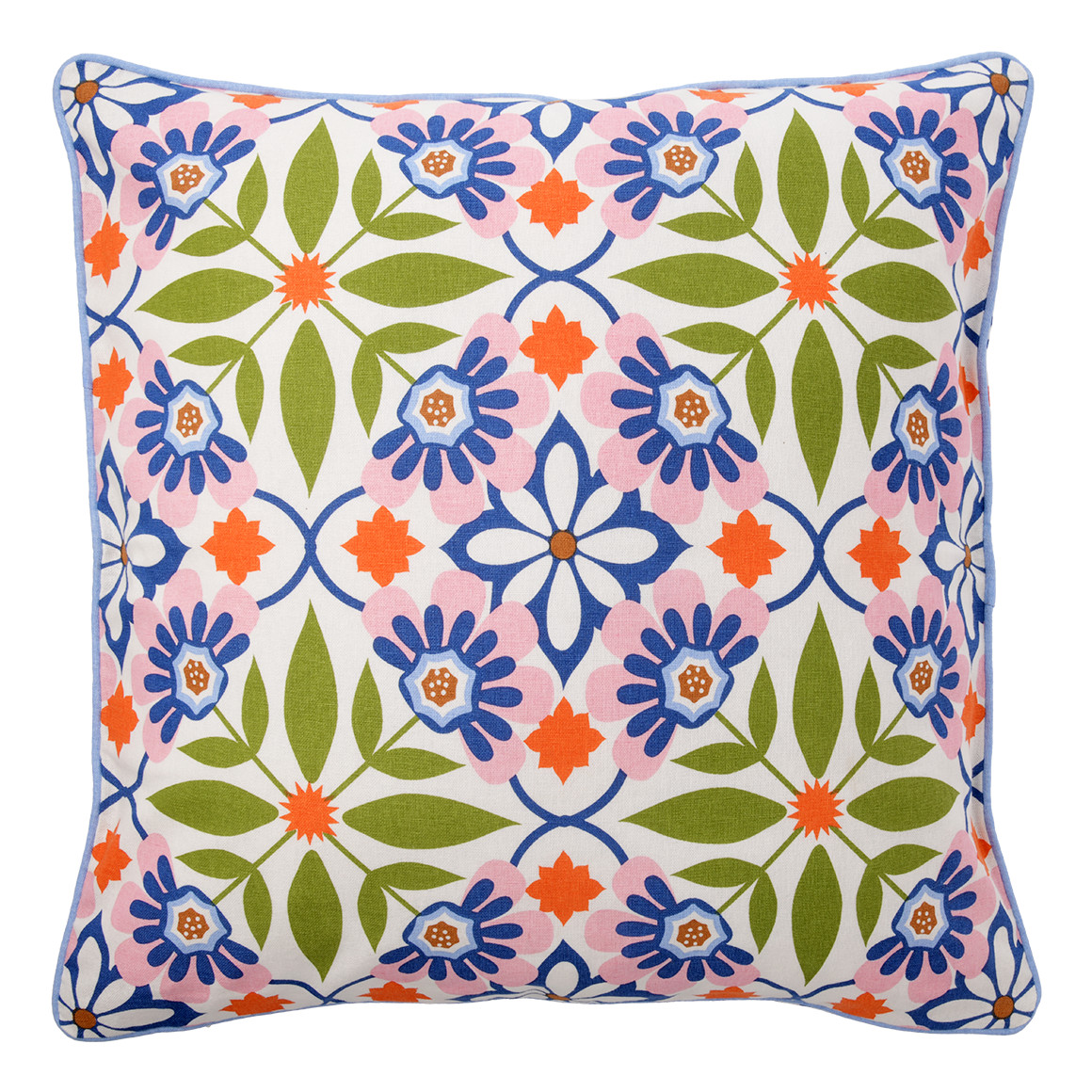 Kussensloop met tegelprint