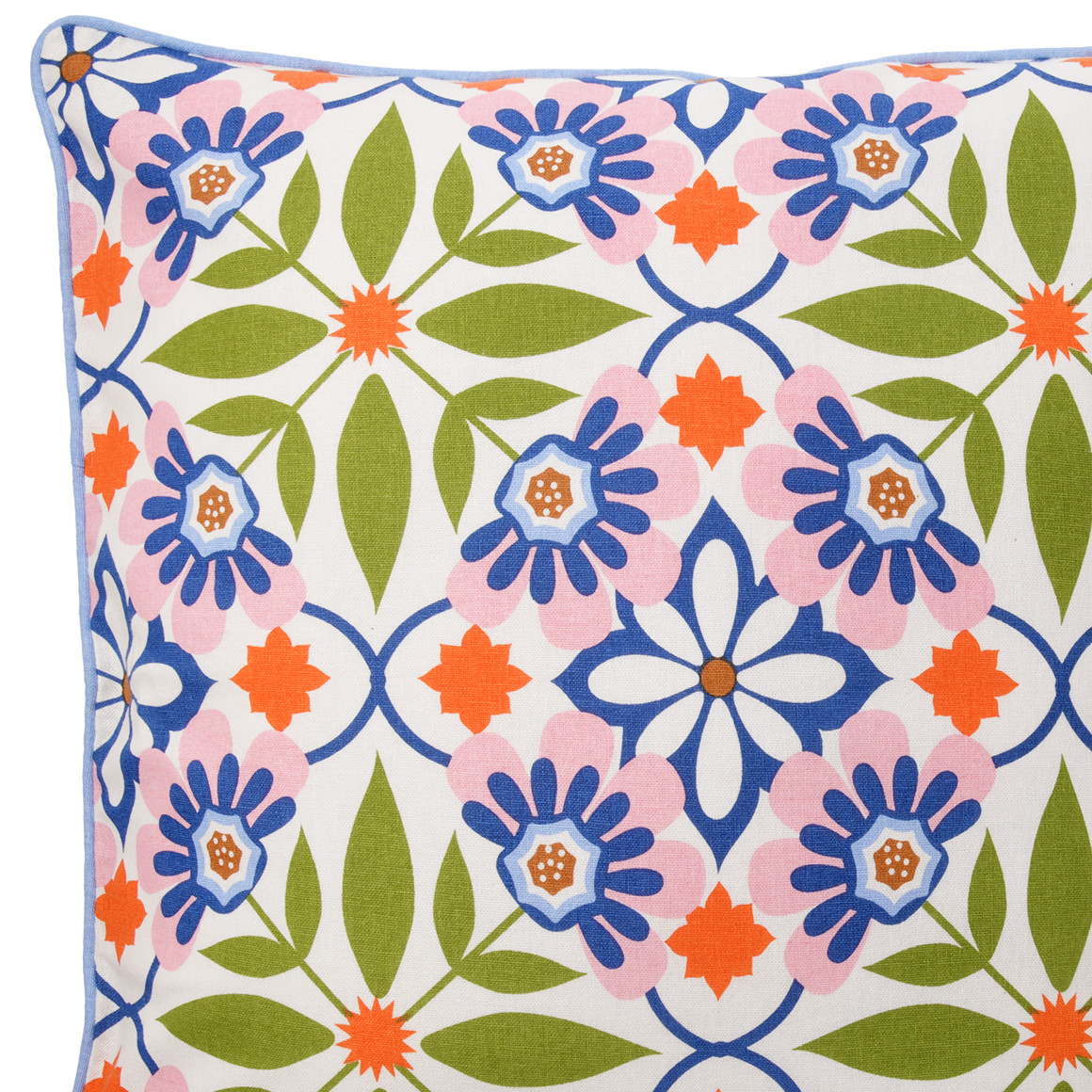 Kussensloop met tegelprint