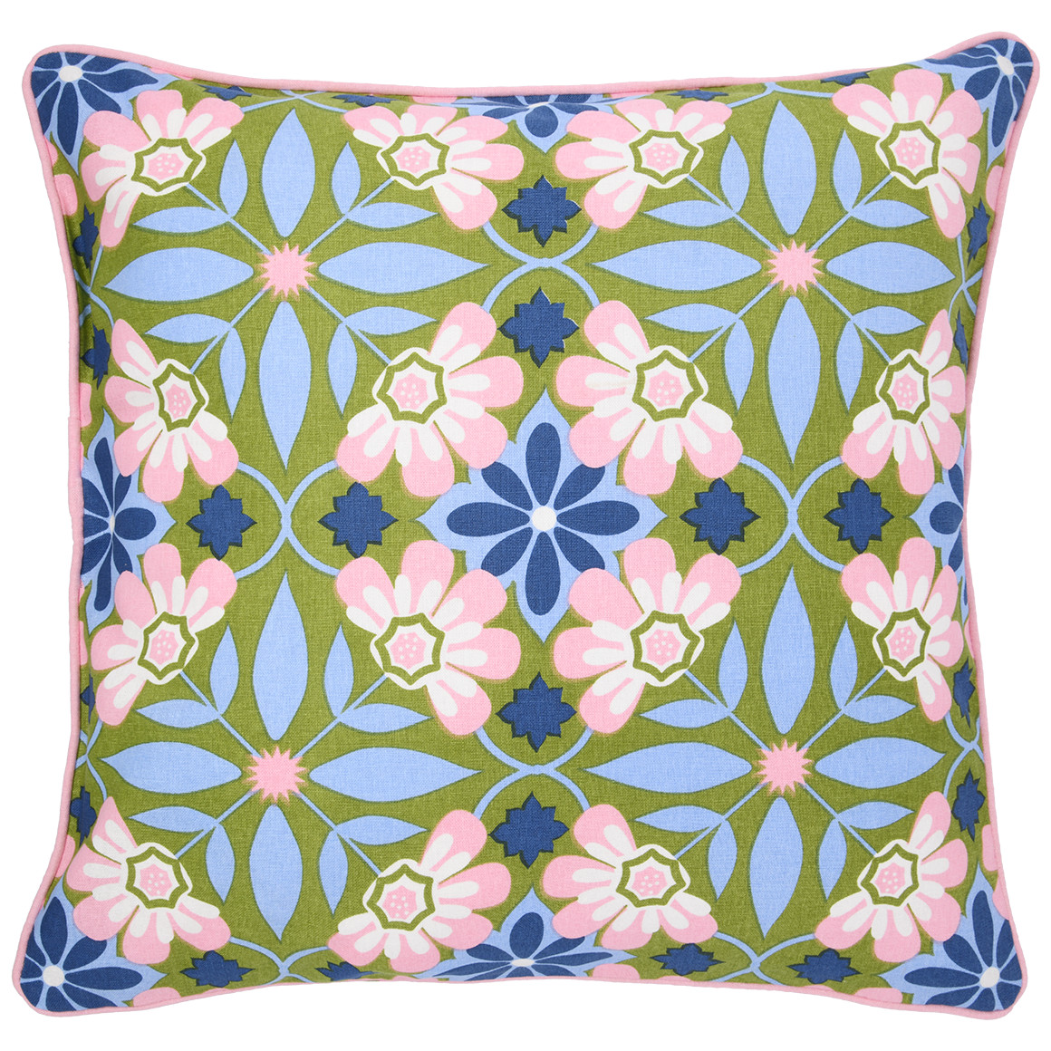 Kussensloop met tegelprint