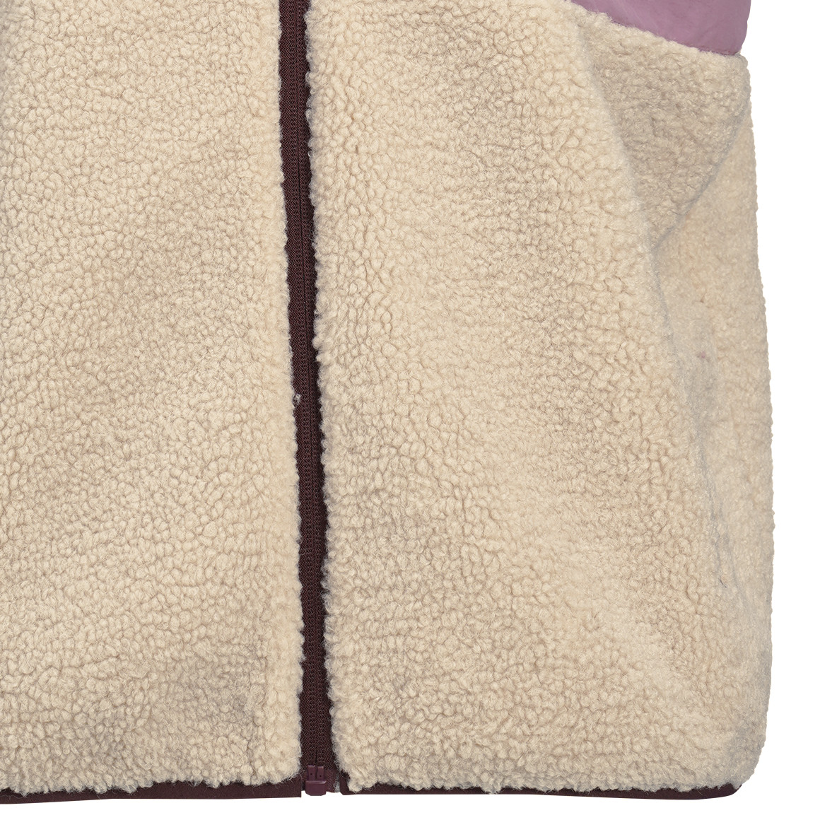 Damen Teddyweste mit Taschen