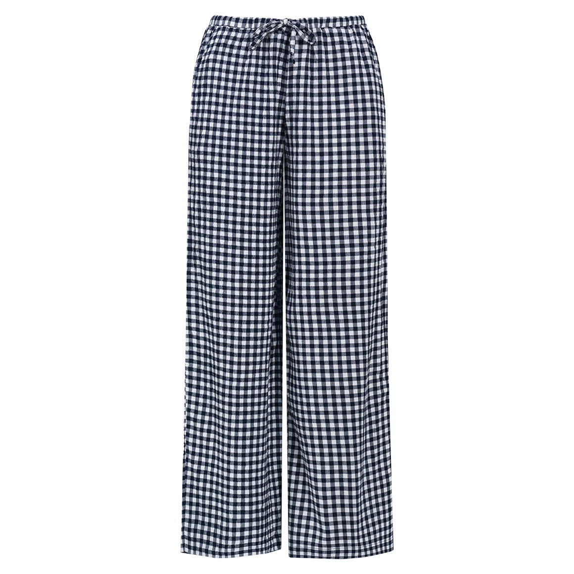 Damen Seersucker-Schlafhose mit Viskose