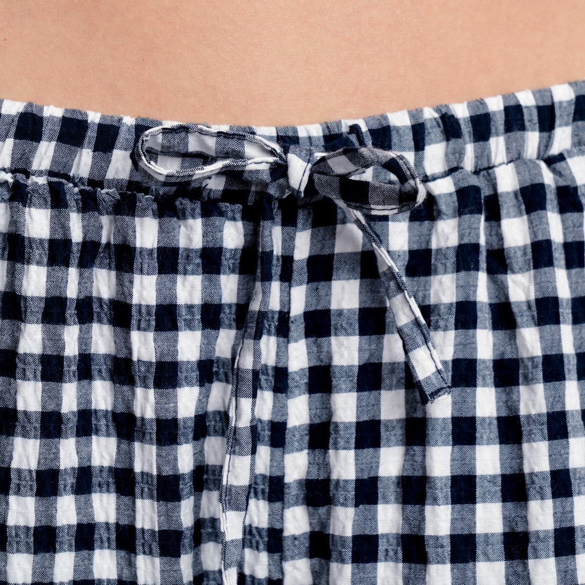 Damen Seersucker-Schlafhose mit Viskose