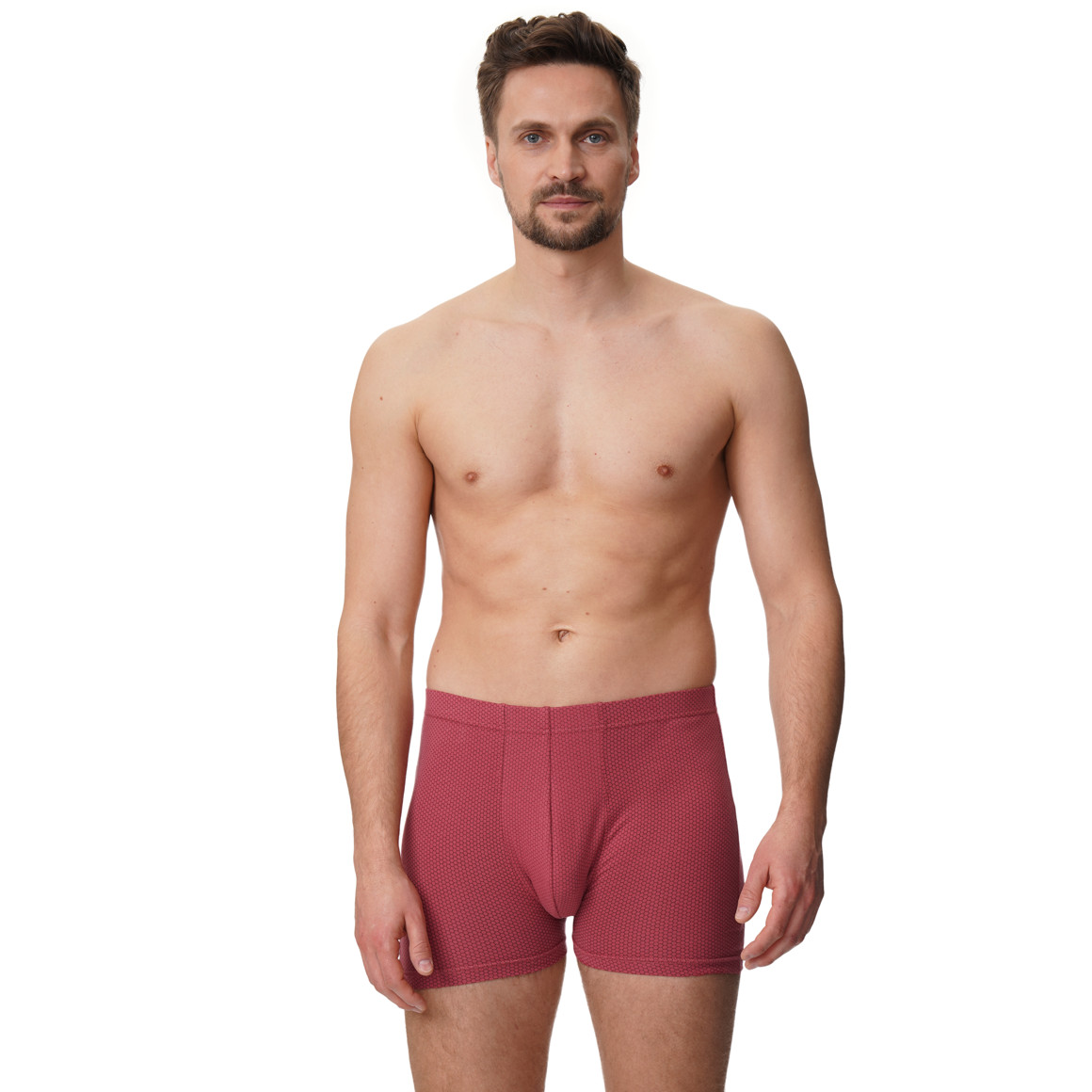 Herenretroshorts met minimale print
