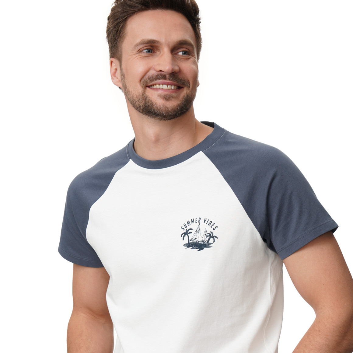 Herren Schlafshirt aus Baumwolle