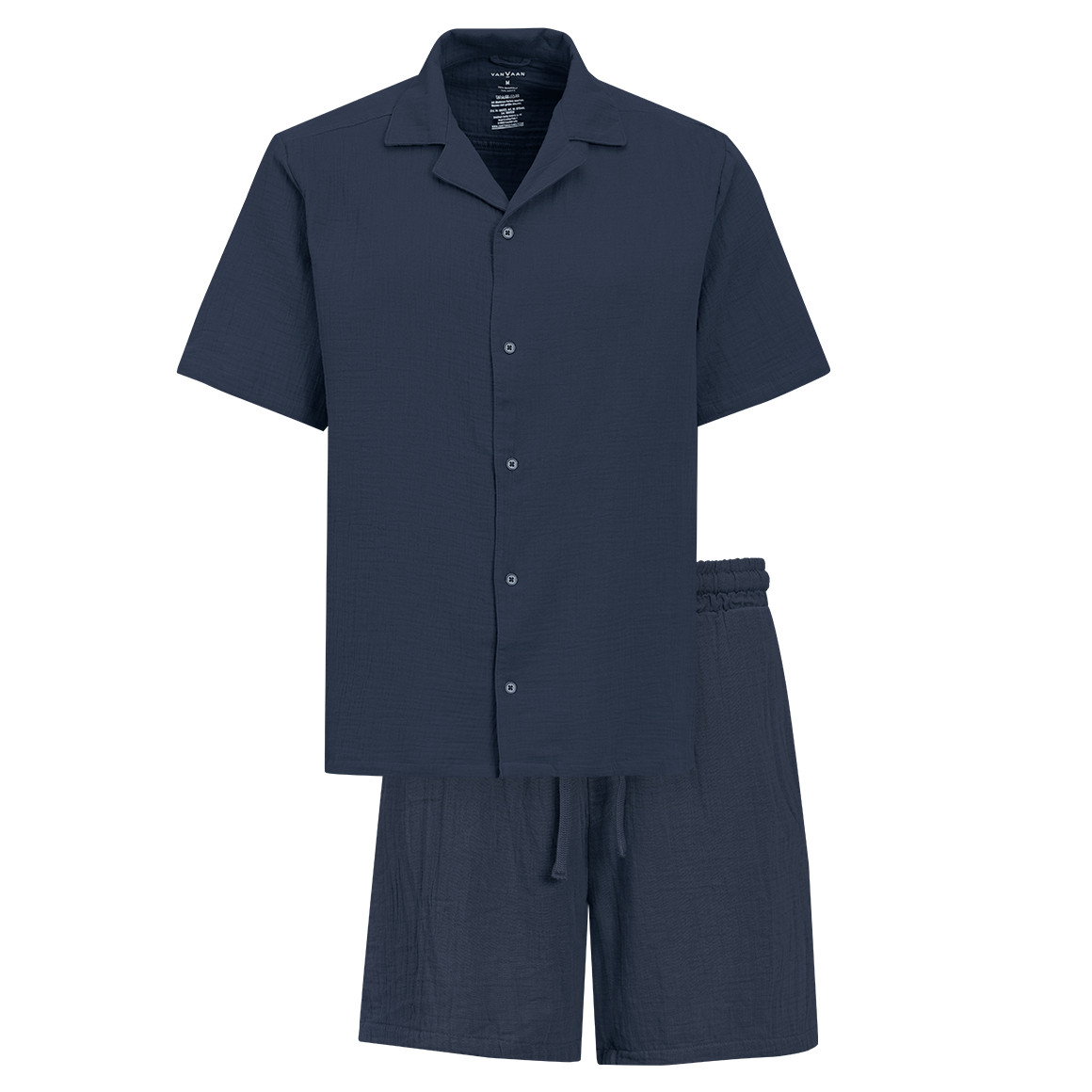 Herren Musselin-Shorty unifarben