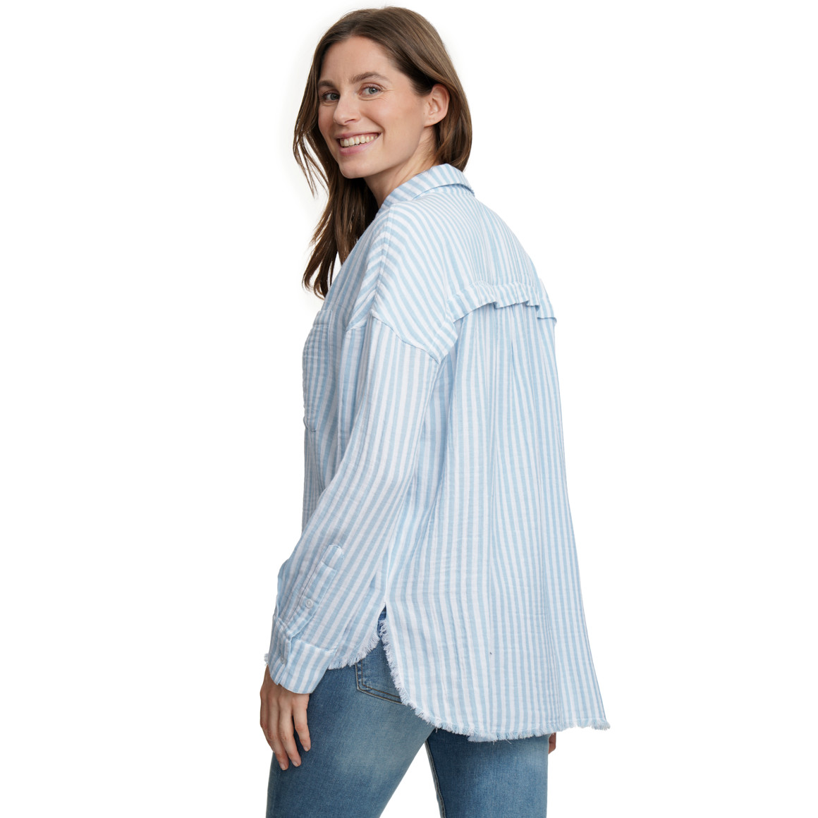 Damen Musselin-Bluse aus Bio-Baumwolle