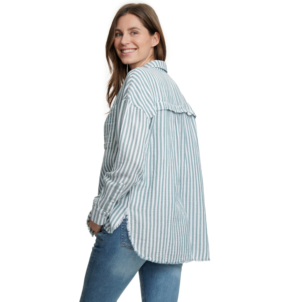 Damen Musselin-Bluse aus Bio-Baumwolle
