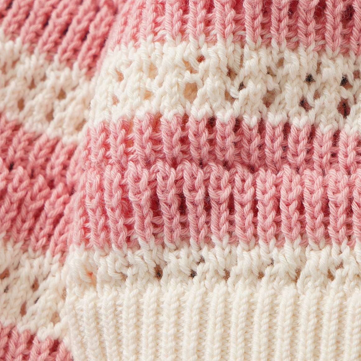 Mädchen Strickjacke mit Ajour-Muster